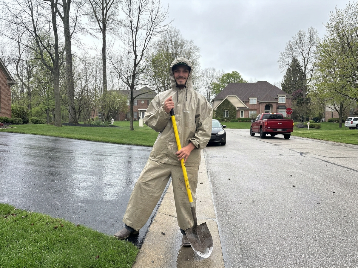 Twin Edge Landscaping crew in Perrysburg, Ohio